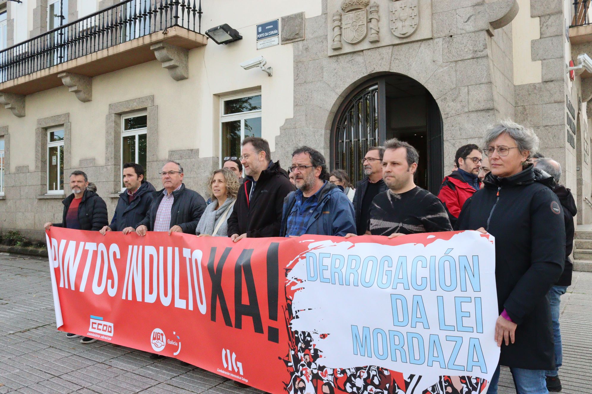 Máis de 5500 sinaturas acompañan a solicitude de indulto para o compañeiro Pintos - CIG: Confederación Intersindical Galega